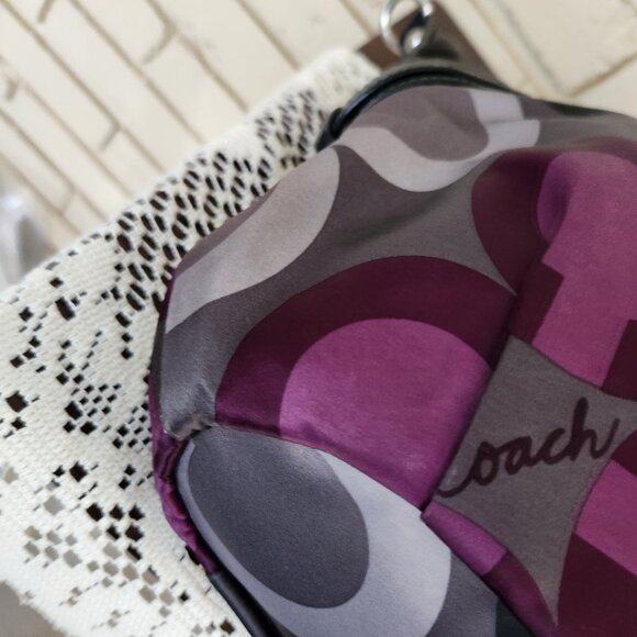 Coach Madison Clover Sophia Shoulder Bag Satchel - Picture 9 of 13